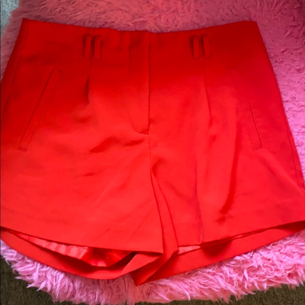 size S forever 21 red shorts